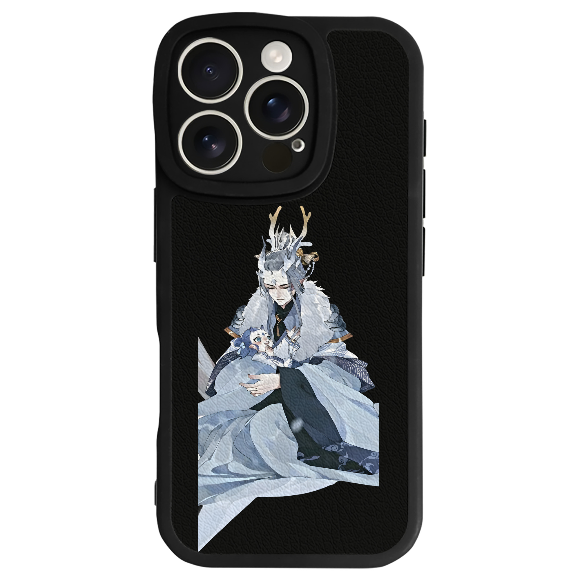 （画像用） Ne Zha 2 ナタ 魔童の大暴れ 【iPhone 16シリーズ対応】シリコンスマホケース（レザー調） 材質：シリコン